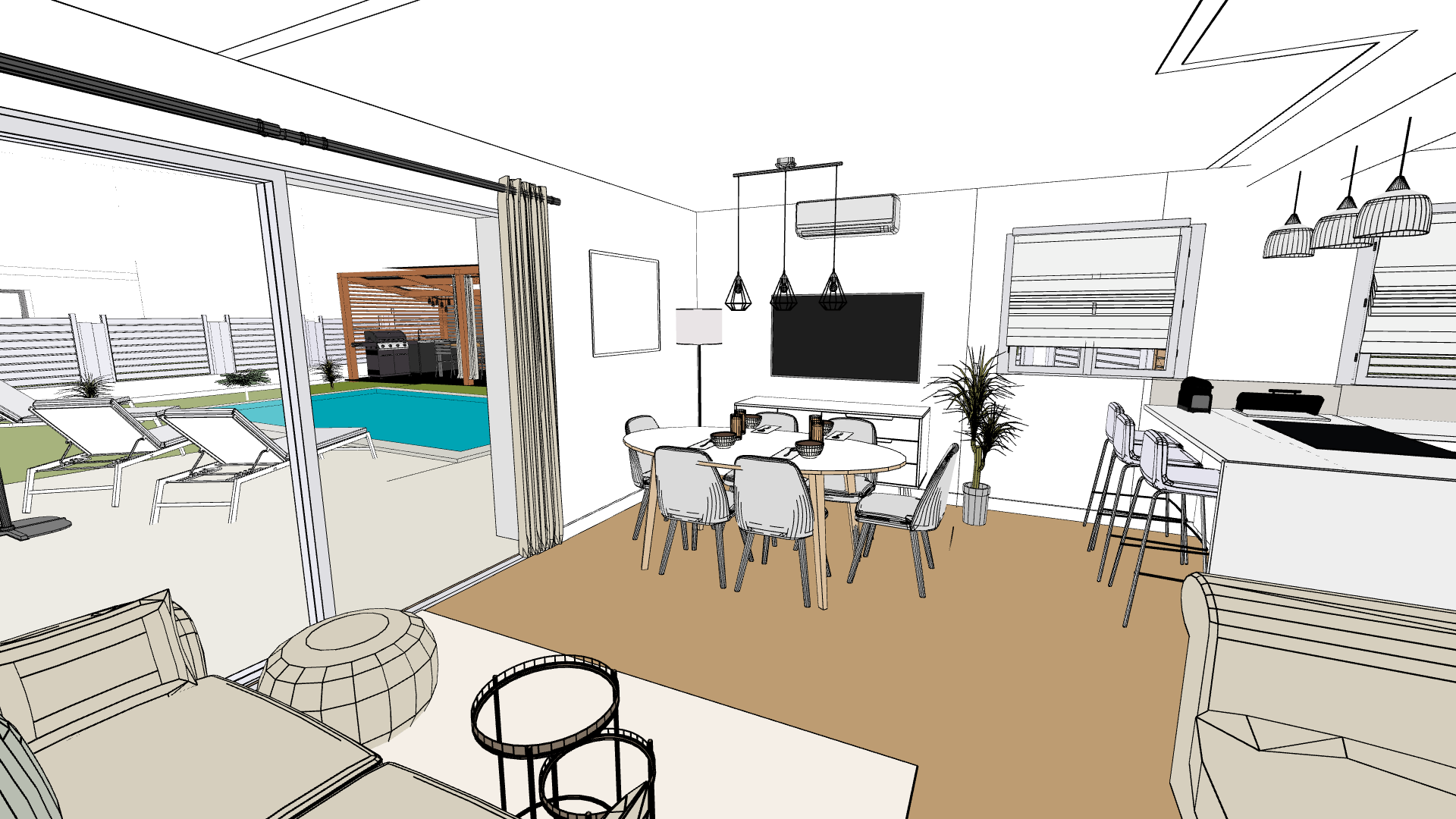 design living room before image