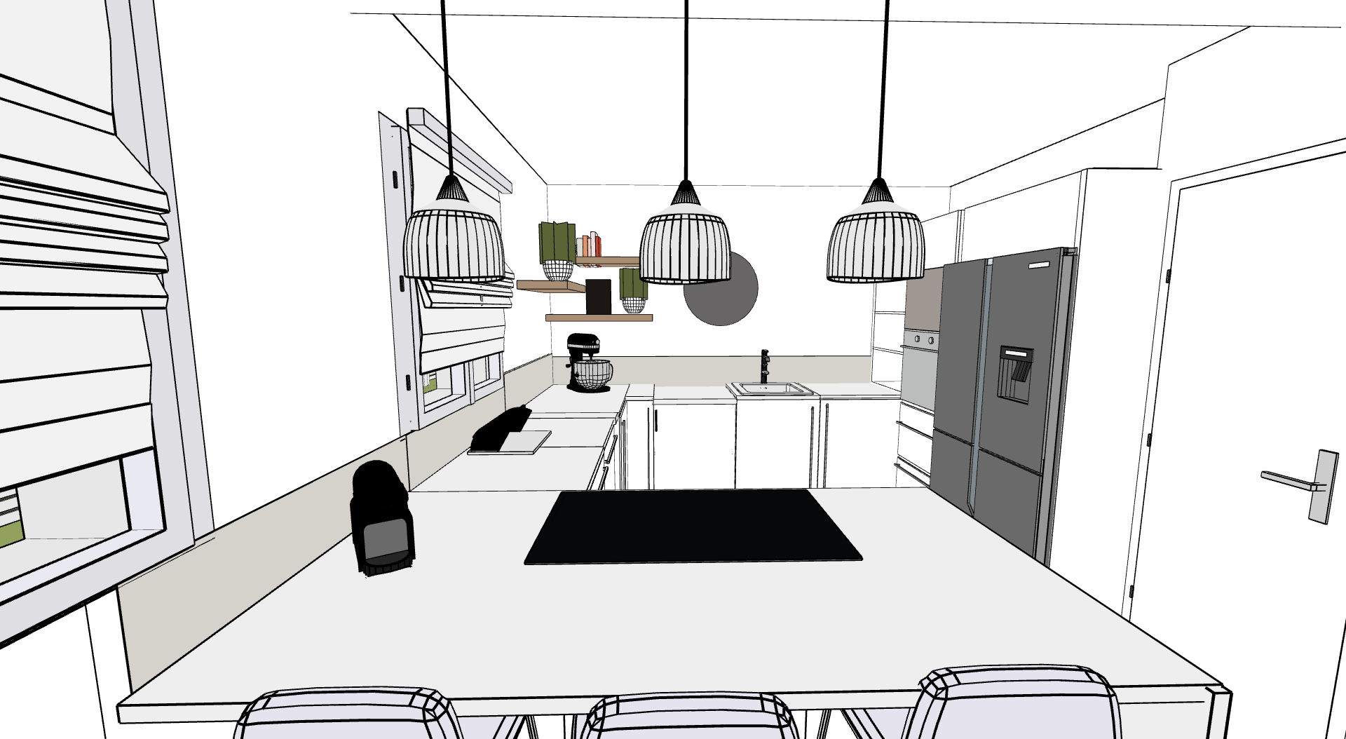 design kitchen before image